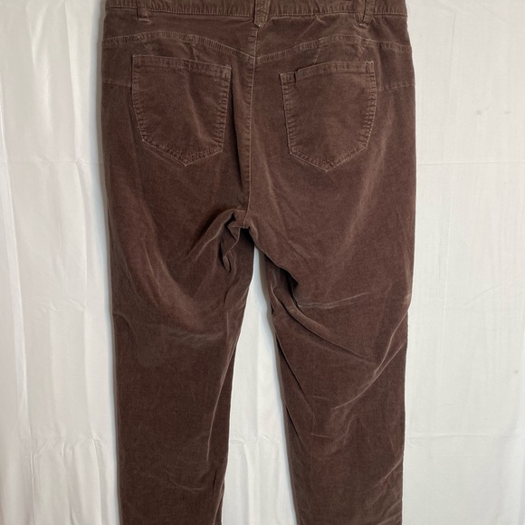 Democracy With Ab Solution Womens Size 16W Corduroy Pants Brown 5601 - Picture 9 of 9
